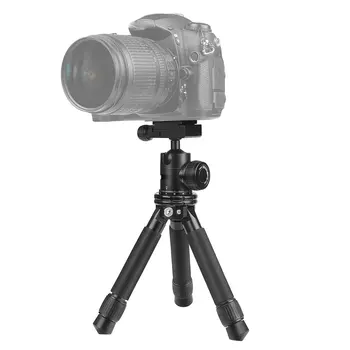 

Single-Inverse Camera Metal Desktop Tripod Motion Camera Aluminum Alloy Tripod Mobile Phone Tripod Bracket