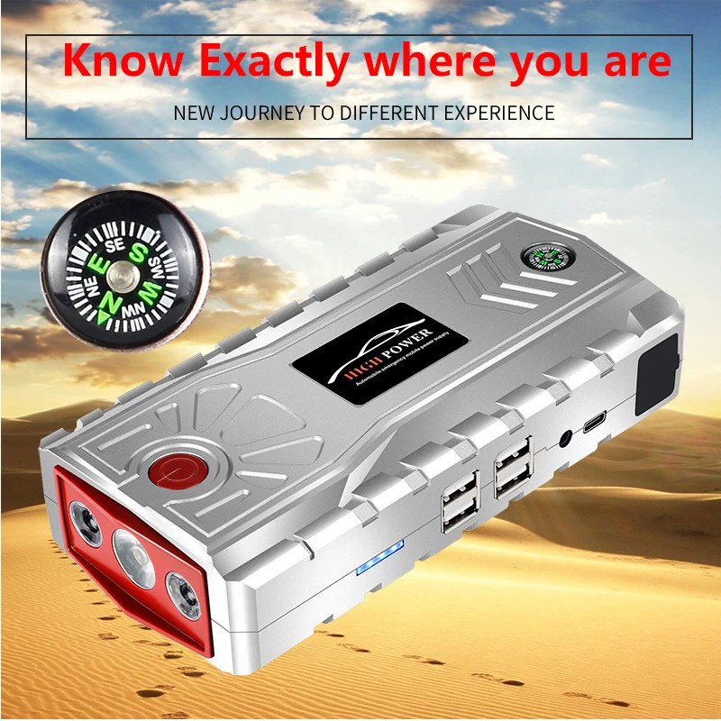 Car Jump Starter Power Bank 21000mAh Portable Battery Power Bank for iPhone Xiaomi Samsung Car Emergency Booster Starting Device best power bank 20000mah