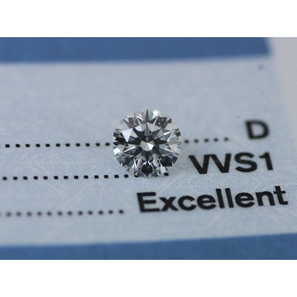 8mm D Color 2ct Carat lab Moissanite stone Round Brilliant Cut Loose VVS1 Excellent diamond customize wedding rings | Украшения и