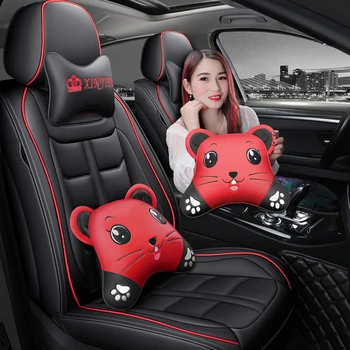 

Full Coverage Eco-leather auto seats covers PU Leather Car Seat Covers for Toyota CROWN AVALON HIGHLANDER RAV4