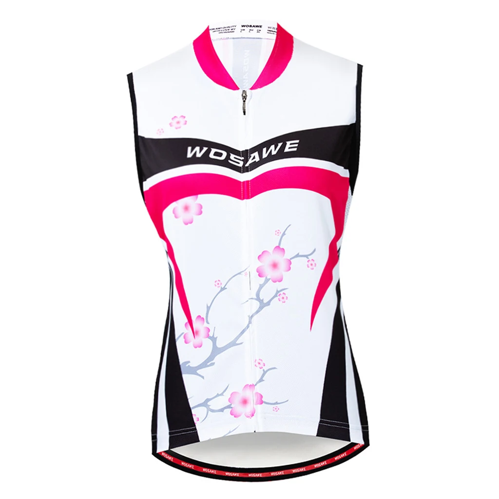 Windproof Women's Hi-Viz Safety Running Riding Cycling Vest for MTB Mountain Rode Bike Bicycle Cycle Vest- S M L XL - Цвет: Rose Red S