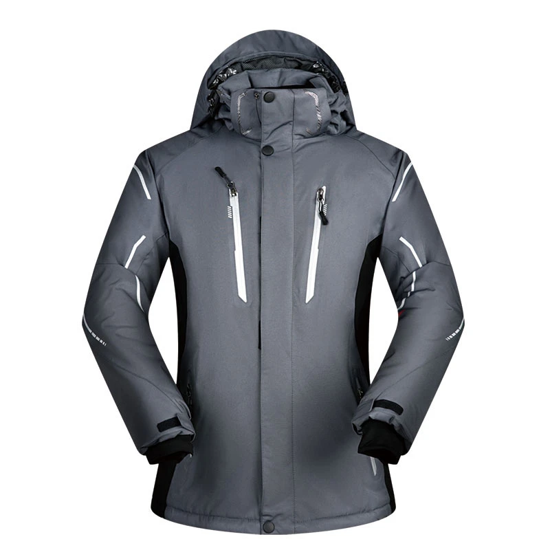 Зимний мужской лыжный костюм водонепроницаемая ветрозащитная утолщенная теплая уличная одежда для снега Мужская лыжная куртка лыжные и сноубордские костюмы - Цвет: Only Jacket2