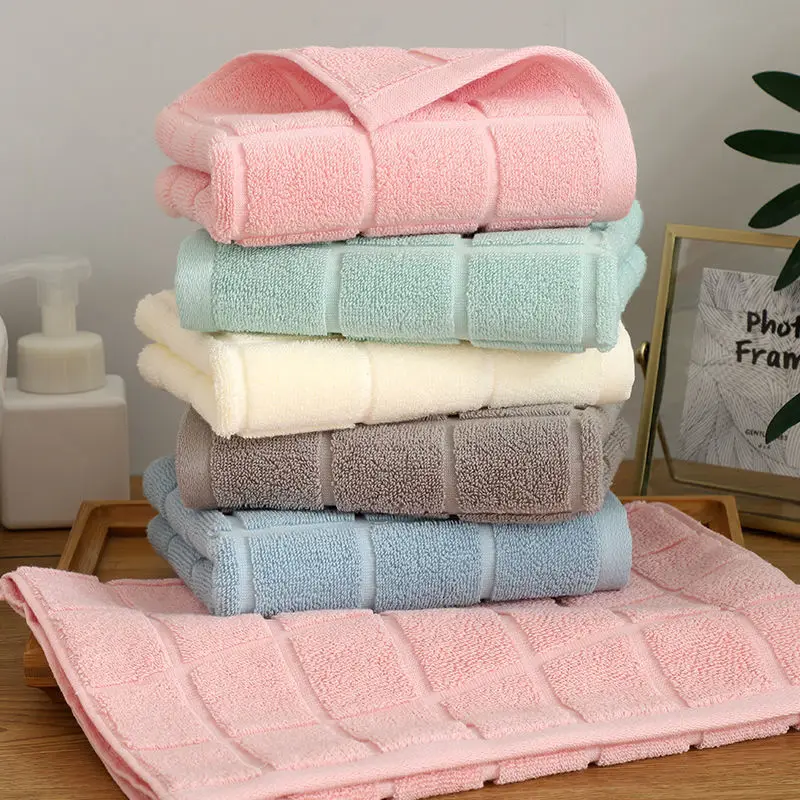 

Pure Cotton Towel Household Face Wash Soft Absorbent And Thickening Adult Male And Female Students Bathing Face Towel Wholesale