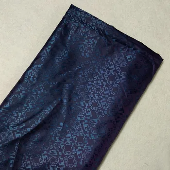 

Brand New Blue Illusory Color Geometry Shape Polyester Lining Fabric 50x140cm Jacquard Lining Fabric For Lining of cloth dress