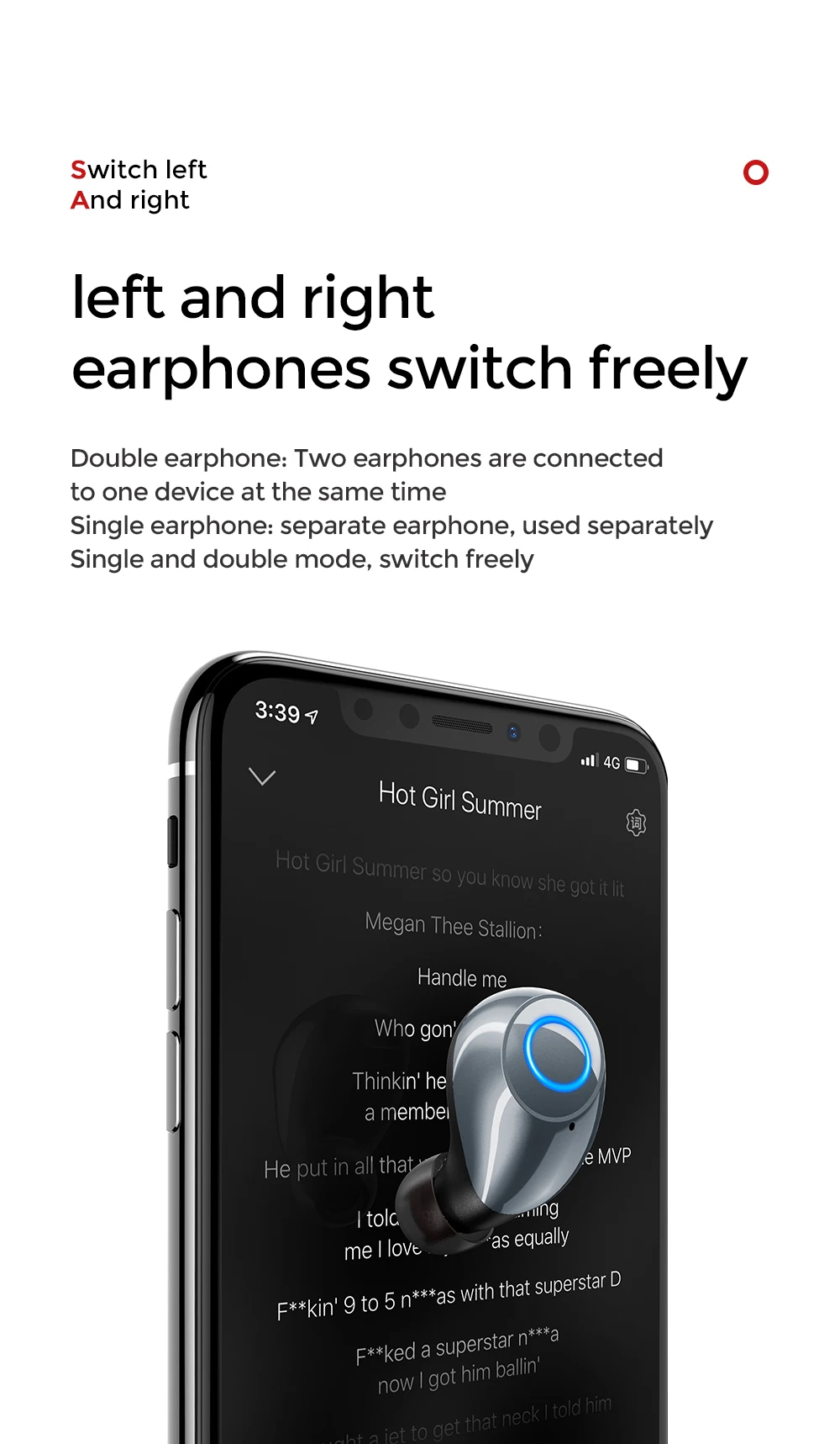 Joyroom T07 беспроводные TWS Bluetooth наушники Smart Touch HD Sound Effect 2500mA Магнитный зарядный чехол для аварийного питания