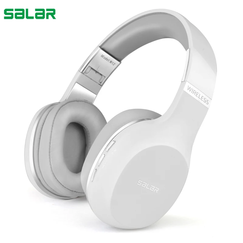 Salar N12 беспроводные наушники Bluetooth гарнитура складные с микрофоном для ПК