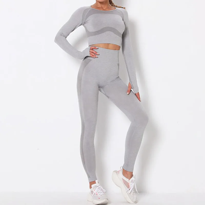 

Seamless yoga set Hollow breathable bra sportswear gym clothes women gym clothes fitness clothing sport suit