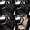 Cubierta de lino para asiento de coche, transpirable, cómodo cojín para asiento de coche, ropa interior de coche de verano y otoño, mantón de capa de coche de tamaño universal ► Foto 2/6