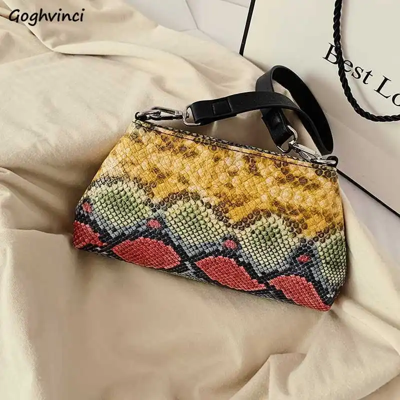 Shoulder-Bags-Women-Serpentine-Print-Underarm-Fashion-Ladies-All-match ...