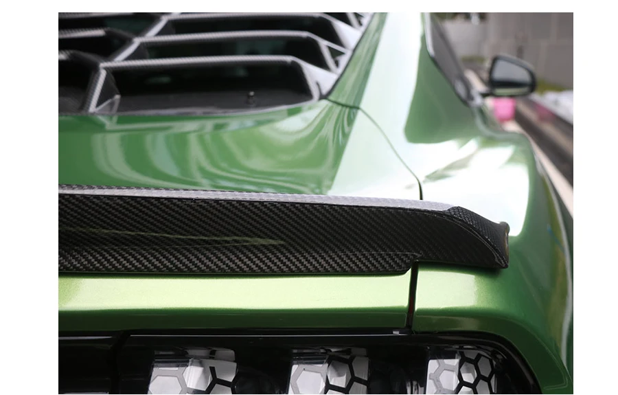В Стиль для Ford Mustang GT V8 V6 2 двери купе углеродного волокна задней панели из углеродных волокон спойлер Mustang крыло спойлера