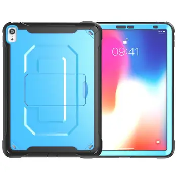 

Luxury Armor Tablet Stand Case For iPad Pro 11 2018 Kids Safe Shockproof Heavy Protective Rugged Duty Silicone+PC Tablet Case