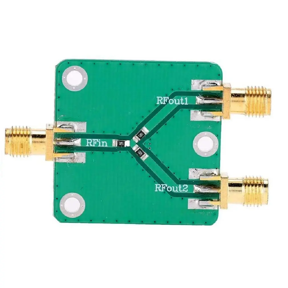 

DC-5G RF Microwave Resistor Power Distributor Module Microwave Power Splitter Radio Frequency Divider 1 split 2 SMA-K 50 ohms