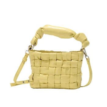 

Bag 2020 New Female Niche Designer Soft Surface Woven Hand Louie Vuiton Bag Versatile One-shoulder Messenger Small Bag gg