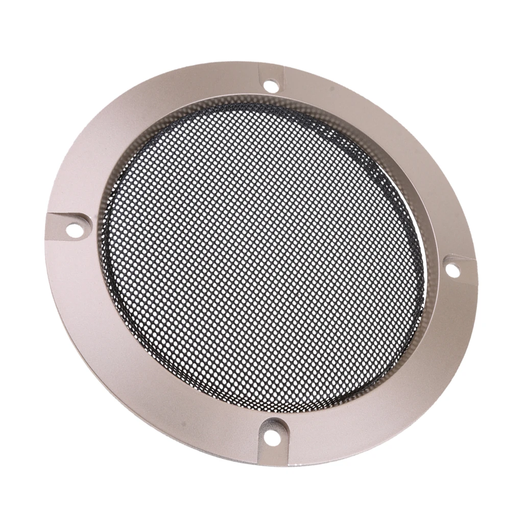 4'' Gold Speaker Decorative Circle SubWoofer Grill Cover Guard Protector Mesh