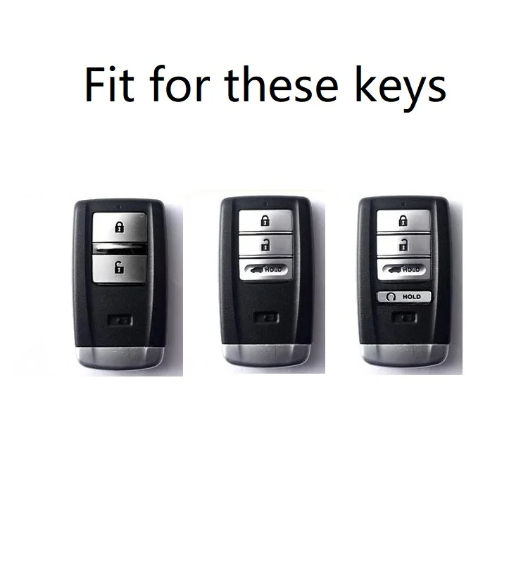 실제 탄소 섬유 자동차 키 케이스, 자동차 스타일링 키 커버, Acura LDX MDX RDX NSX RTLX TLX-L TLX RLX