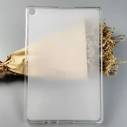 Transparent TPU Silicone Protective Case for Tablets - Clear Back Cover (Transparent)