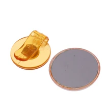 Подкладка для гольфа выравнивание инструмент крышка/козырек/шляпа клип с магнитный маркер мяча, желтый