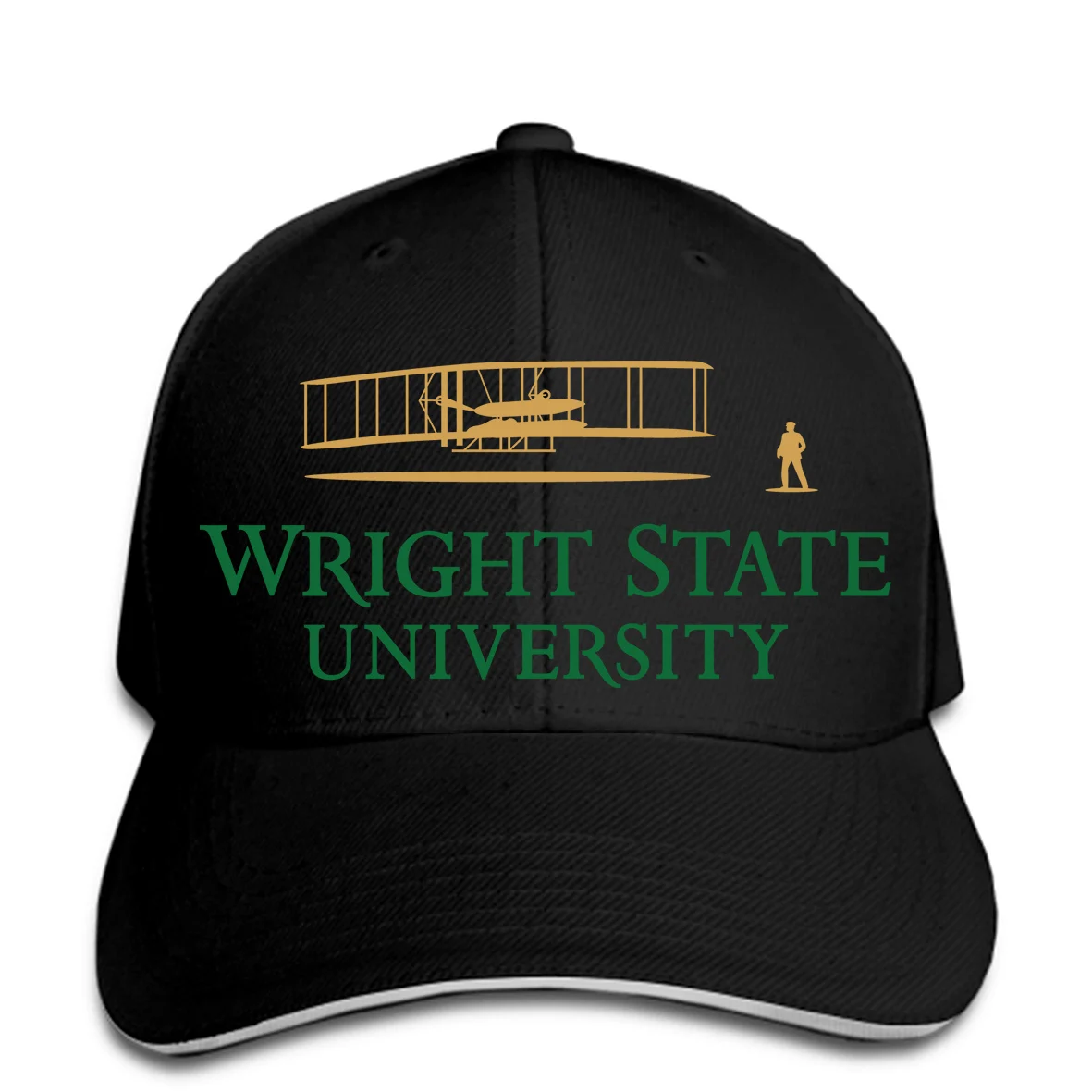 Мужская бейсболка, полноцветная, основной логотип Wright State Университетская бейсболка кепка с логотипом, женская кепка