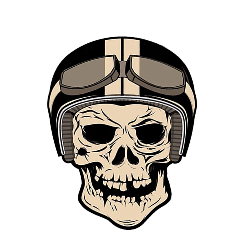 DEATH SKULL наклейка на шлем виниловые авто аксессуары окна бирки 13 см x 10 крышка