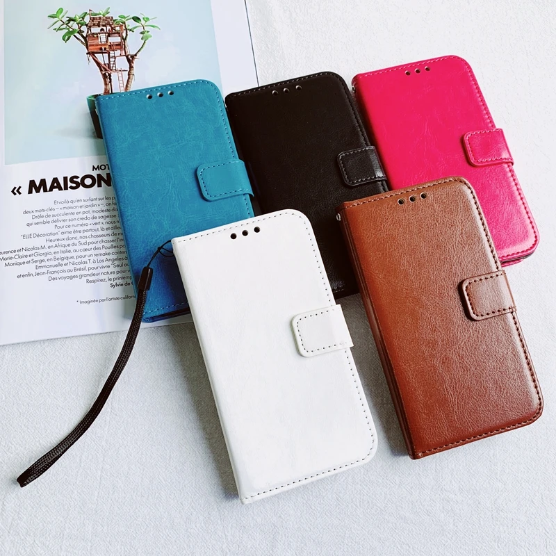 Кожаный чехол бумажник для Samsung Galaxy S20 Ultra S10e S10 S8 S9 Plus M31 M21 A51 A31 A21s A11 A21 A01 A71 мягкий