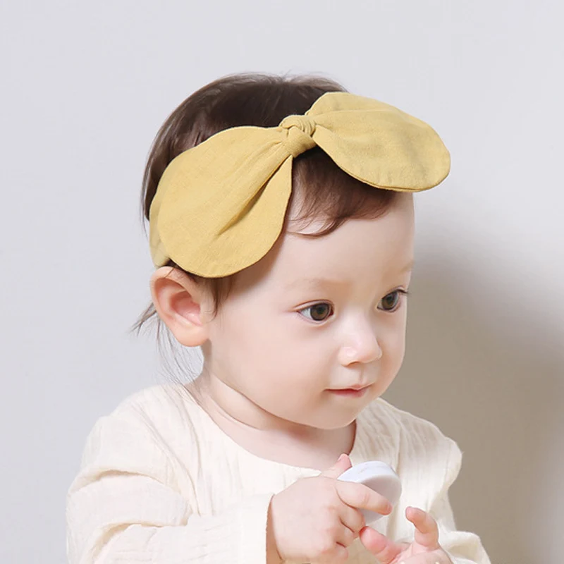 WARMOM Cute Dot Kids Headbands 0-4 Years Baby Girls Head band Fashion Girls Headwear Elastic Hair Band Baby Infant Headbands