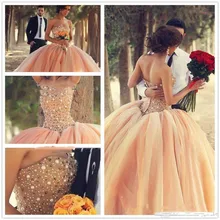 Без бретелек с лифом сердечком пышные платья органза бальное платье кристиальный цветочный бисером платья на выпускной с кристаллами платья на день рождения