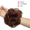 1 Pieces jeedou Synthetic Messy Chignon Donut Gary Brown Color 30g Hair Bun Pad Elastic Hair Rope Rubber Band Hair Extensions ► Photo 2/6