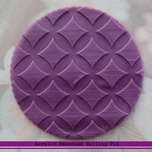 Отлично подходит для сахара, печенья, глины и художественных проектов алмазное украшение для помадной глазури антипригарная акриловая 3D Рождественская Скалка