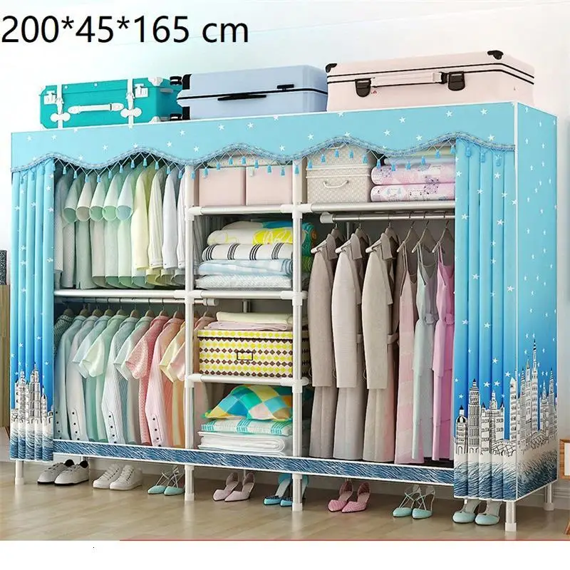 MODEL K Дальность Armadio Gabinete Armazenamento Armoire Chambre Armario Tela Dresser De Dormitorio Guarda Roupa гардероб Mueble гардероб - Цвет: MODEL K