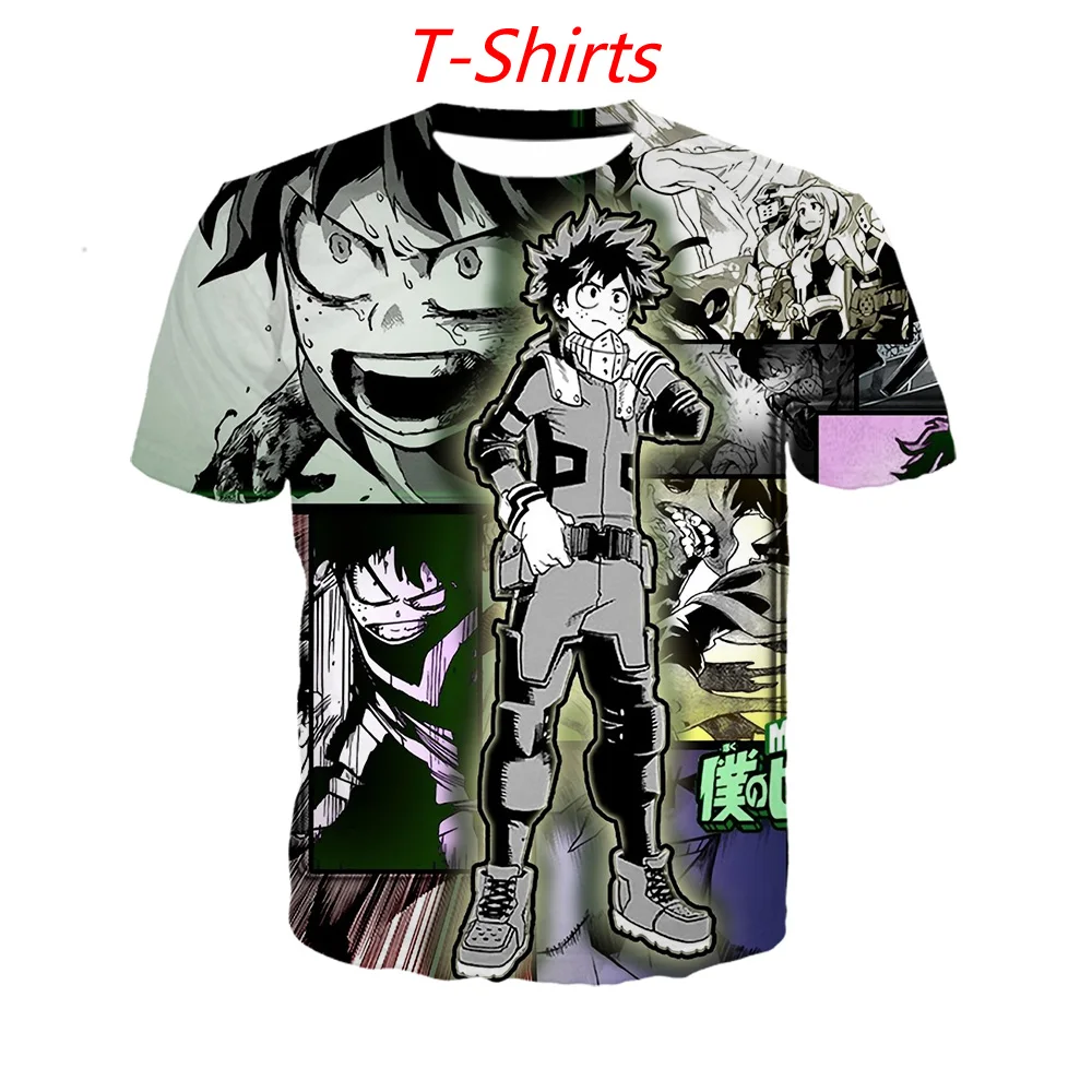 My Hero Academia Harajuku Anime 3D Casual Hoodies, Pants, Shorts And T-Shirts
