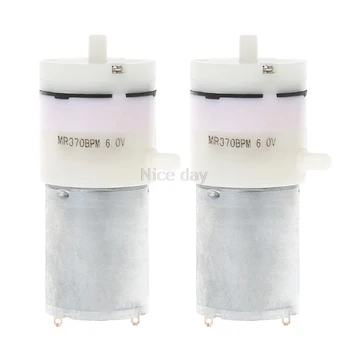 

2x DC 3V-6V 5V 370 Motor Micro Mini Air Pump Vacuum For Aquarium Tank Oxygen F16 20 Dropship