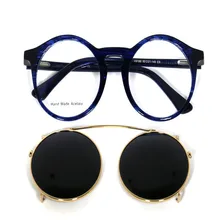 MONGOTEN, унисекс, Ретро стиль, полная оправа, ацетат, зажим, солнцезащитные очки, прогрессивные, Мультифокальные линзы, очки, антибликовые, очки для чтения