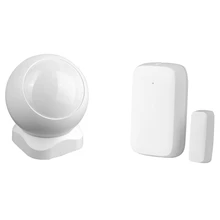 Détecteur infrarouge passif sans fil Tuya Zigbee, capteur de mouvement PIR, passerelle intelligente, Hub, capteur de porte 