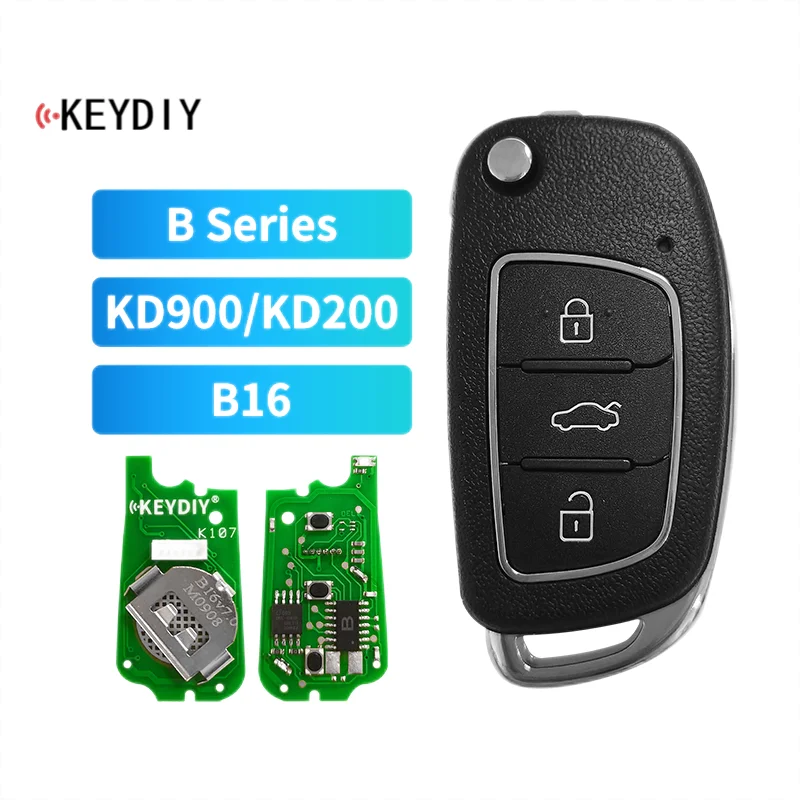KEYDIY 5 Pcs B Series B16 3 Button Universal Remote Control Key for KD900/KD200 Programmer | Автомобили и мотоциклы