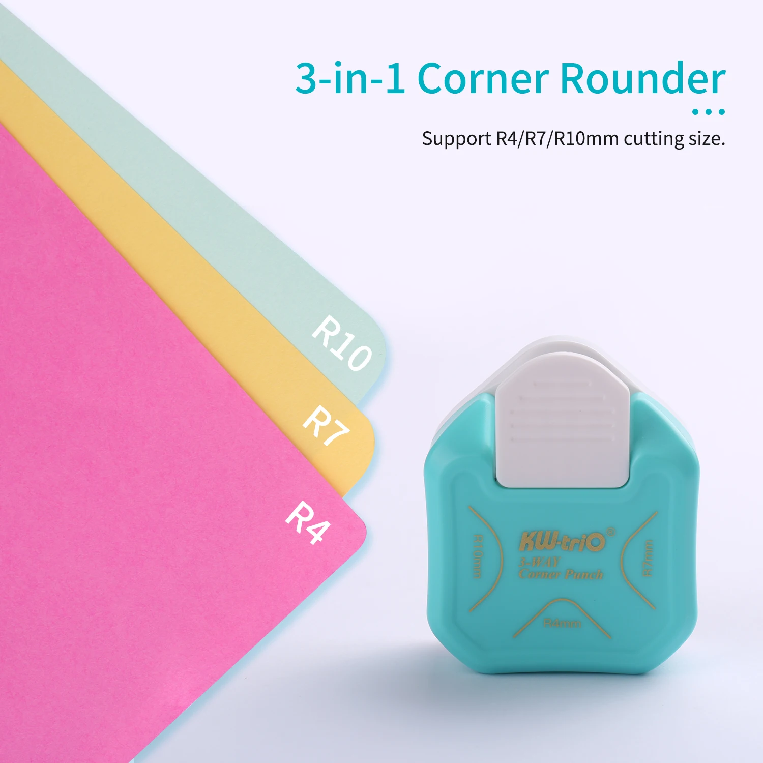 KW trio 3 в 1 для радиусной обработки углов удар R4/R7/R10mm с закругленной вершиной
