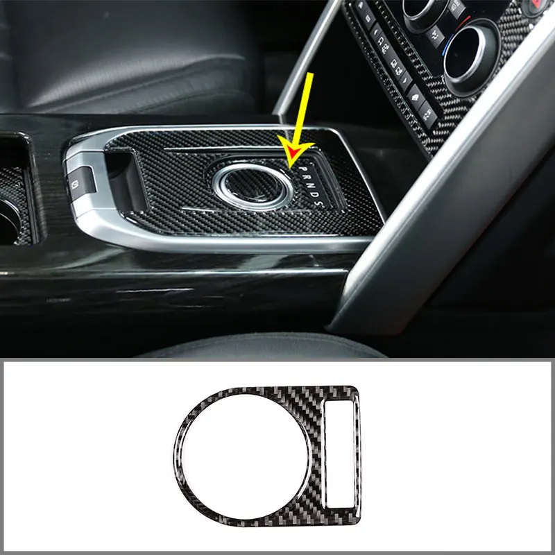 

For Land Rover Discovery Sport 2015-2019 Gear Indicator Frame Real Carbon Fiber (Soft) Car Interior Accessories