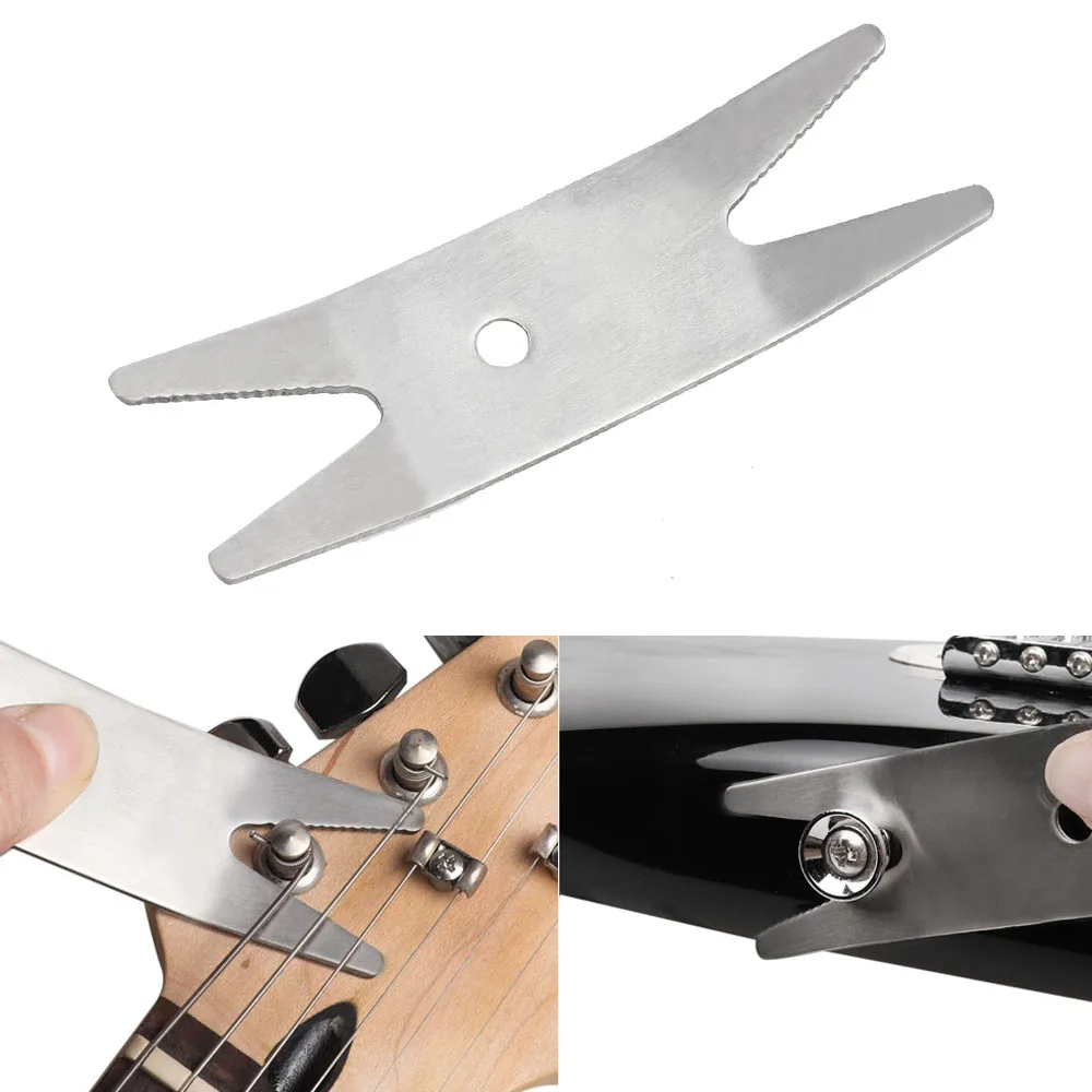 Guitar Bass Stainless Steel Multi-Tool Spanner Wrench For Guitar Knob Tuner 
