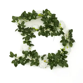 

Artificial European-Style Rose Vine Wedding Decoration Rose Silk Flower Vine Artificial Flower Rattan