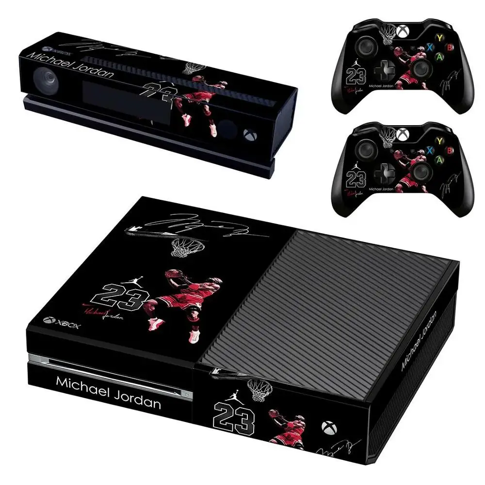 GSTM0506 Jordan sticker s для xbox one виниловые наклейки на кожу Наклейки Обложка Pegatinas для xbox one консоль Kinect два контроллера Скины - Цвет: GSTM0506