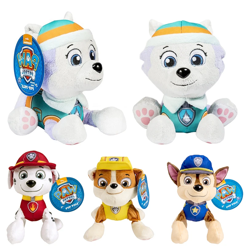 20cm Peluche pata patrulla perro de Peluche mariscal Everest rastreador Chase Skye de Peluche muñeca animé de Peluche juguetes de Peluche juguete para regalo