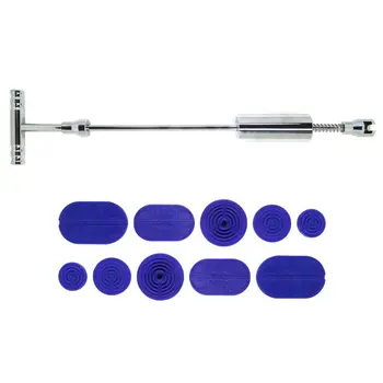 

10PCS Slide Hammer T-Puller Bar Car Dent Remover Repair Tool Pulling Tool Set For Automobile Lifter Paintless Removal Kit
