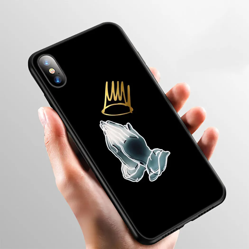 Мягкий чехол для телефона IYICAO Rapper J Cole iPhone XR X XS Max 6 6S 7 8 Plus 5 5S SE|Бамперы| |