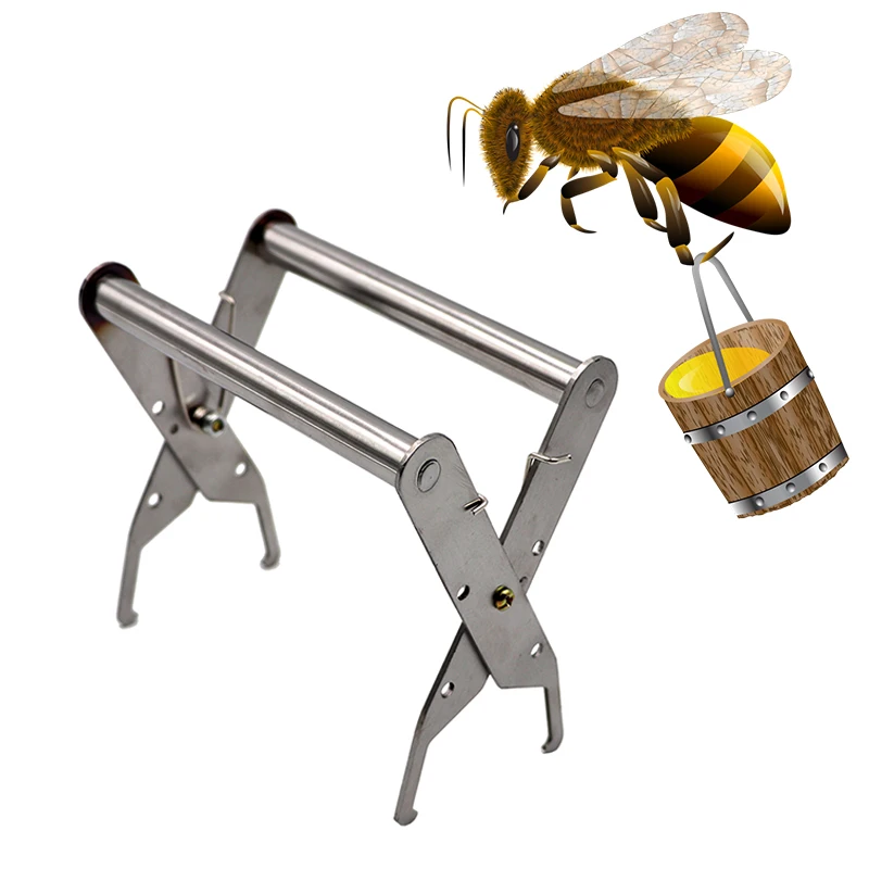 1 pcs Bee hive Frame Holder Stainless Steel Capture Frame Grip