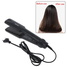 KM-329, профессиональный салон, Электрический турмалин для волос, керамическая нагревательная пластина, выпрямитель для волос, инструмент для укладки