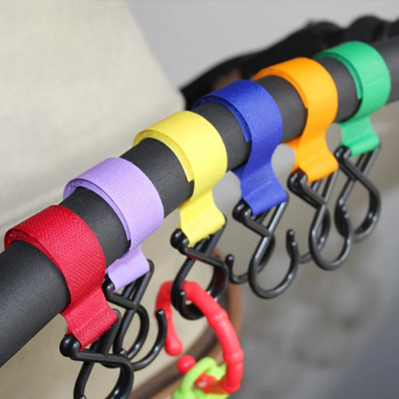 2pc Baby Stroller Accessories Multi Purpose Baby Stroller Hook Shopping Pram Hook Prop Hanger Convenient
