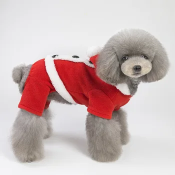 

2018 New Style Pet Christmas Clothing Europe And America Dog Autumn And Winter Four-legged Pet Clothing