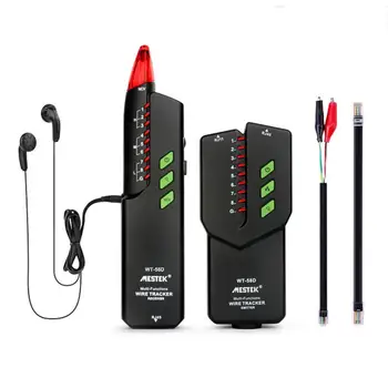 

Mestek WT-58D Telephone Wire RJ45 RJ11 Network Cable Tracker Tester Line Finder Wire Tracker Anti-interference Useful Tools