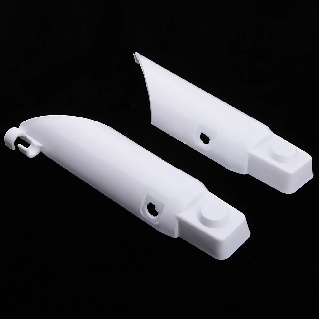 White Motorcycle Fork Guard Forks Cover Set For Honda CRF50 CRF 50 