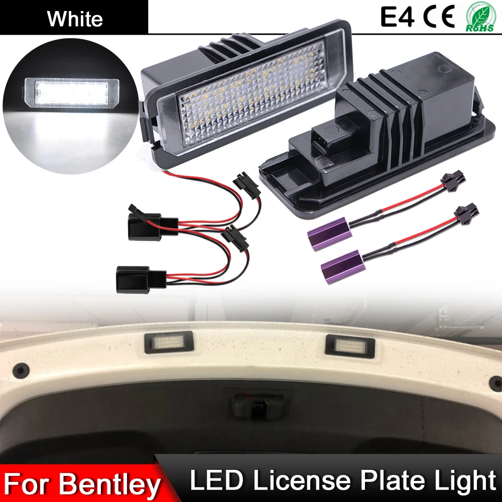 1 Paio Di Luci Per Targa A Led Bianche Per Luci Di Targa A Led, Mulsanne, Mulsanne Continental