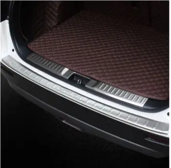 

Car styling Stainless Steel Rear Bumper Protector Sill Trunk Rear guard Tread Plate For Suzuki Vitara 2015-2018